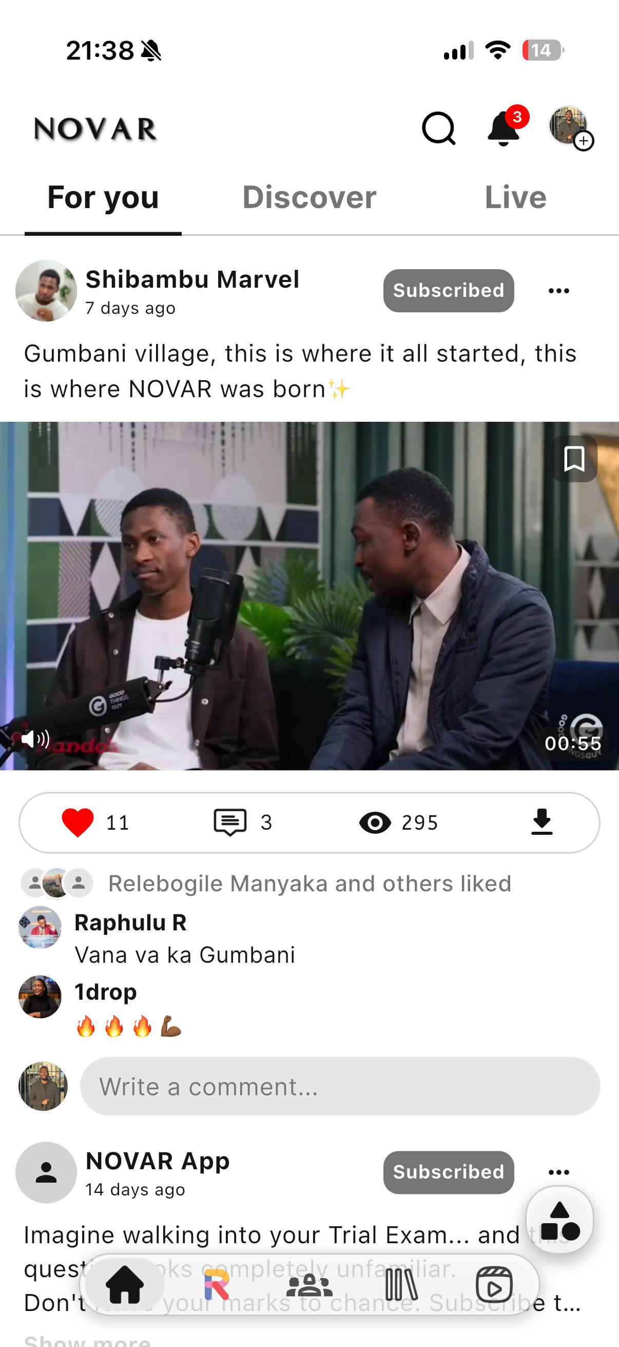NOVAR feed